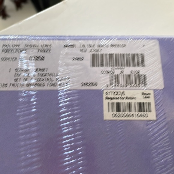 Philippe Deshoulieres Porcelain De Limoges Appetizer Plates Fruit 6 In - Picture 12 of 12